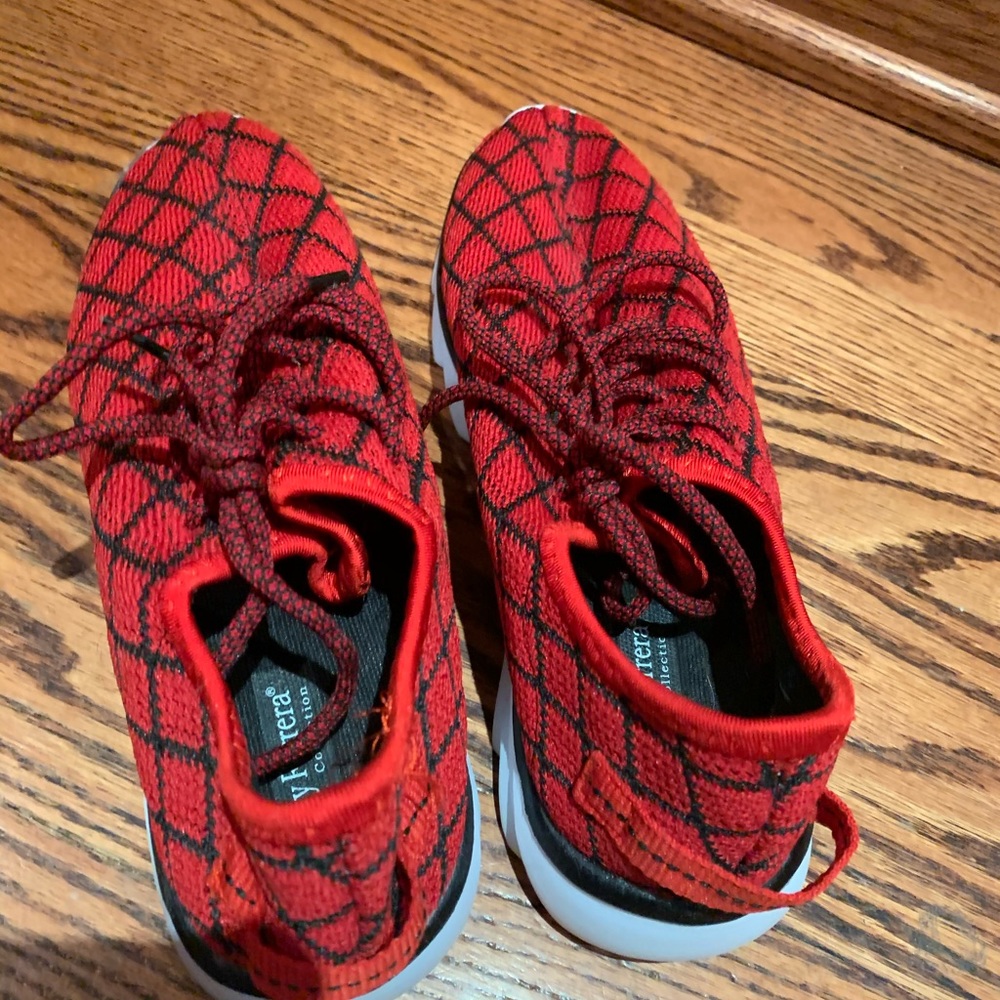 Henry Ferrera Red and Black Shoes